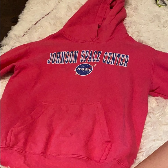 maroon nasa sweatshirt